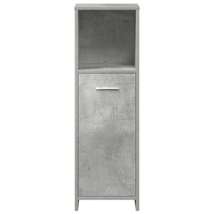 vidaXL Ensemble de meubles de salle de bain 3 pcs Gris béton Bois d'ingénierie
