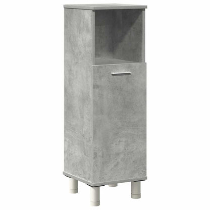 vidaXL Ensemble de meubles de salle de bain 3 pcs Gris béton Bois d'ingénierie