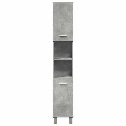 vidaXL Ensemble de meubles de salle de bain 3 pcs Gris béton Bois d'ingénierie