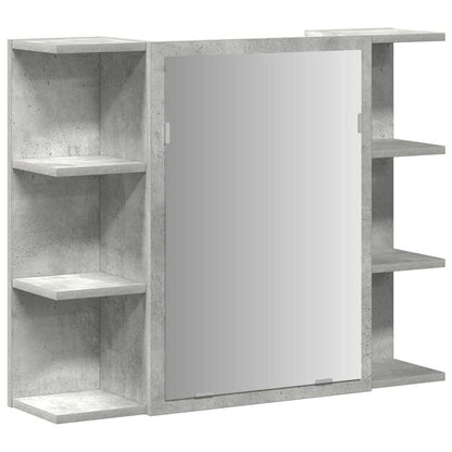 vidaXL Ensemble de meubles de salle de bain 3 pcs Gris béton Bois d'ingénierie