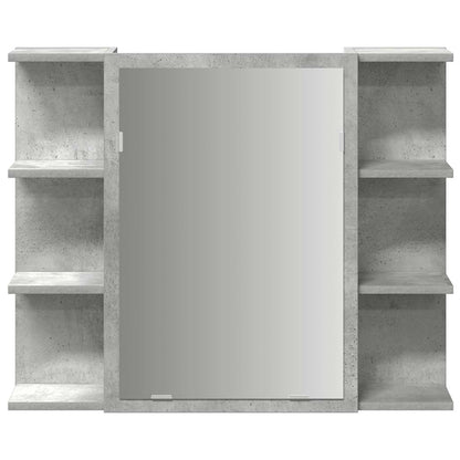 vidaXL Ensemble de meubles de salle de bain 3 pcs Gris béton Bois d'ingénierie