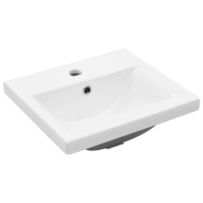 vidaXL Ensemble de meubles de salle de bain 2 pcs Gris béton Bois d'ingénierie