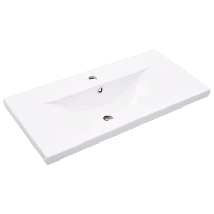 vidaXL 3-tlg. Badmöbel-Set Betongrau Holzwerkstoff