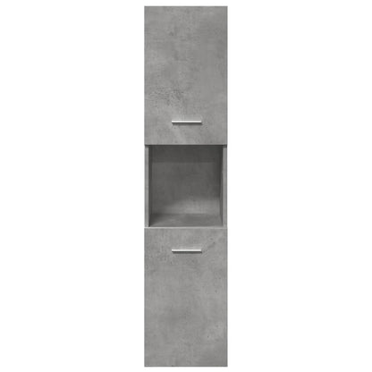 vidaXL Ensemble de meubles de salle de bain 3 pcs Gris béton Bois d'ingénierie