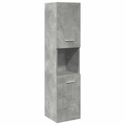 vidaXL Ensemble de meubles de salle de bain 3 pcs Gris béton Bois d'ingénierie