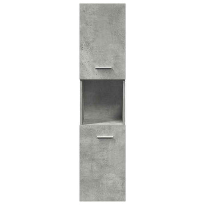 vidaXL Ensemble de meubles de salle de bain 3 pcs Gris béton Bois d'ingénierie