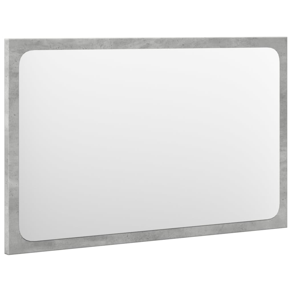 vidaXL Ensemble de meubles de salle de bain 3 pcs Gris béton Bois d'ingénierie