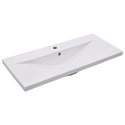 vidaXL 5-tlg. Badmöbel-Set Betongrau Holzwerkstoff