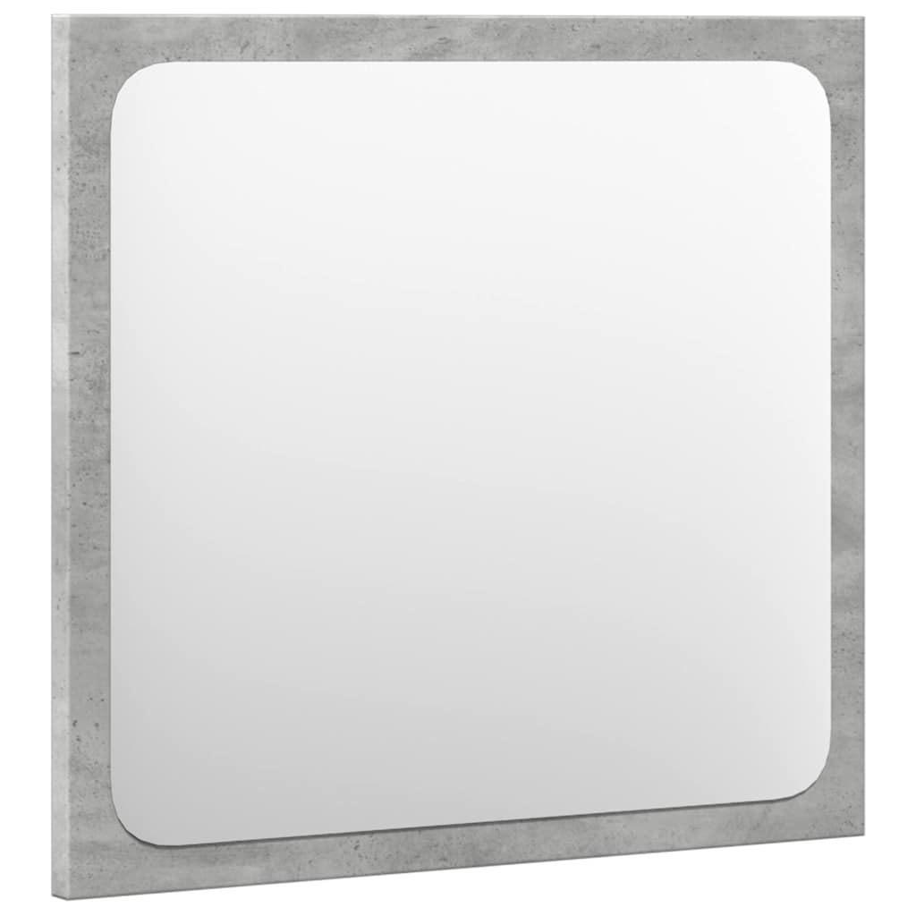 vidaXL Ensemble de meubles de salle de bain 4 pcs Bois d'ingénierie Gris béton