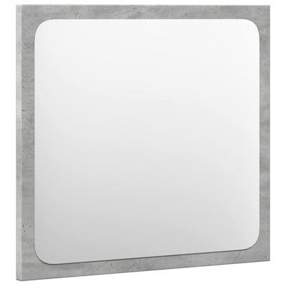 vidaXL Ensemble de meubles de salle de bain 4 pcs Bois d'ingénierie Gris béton