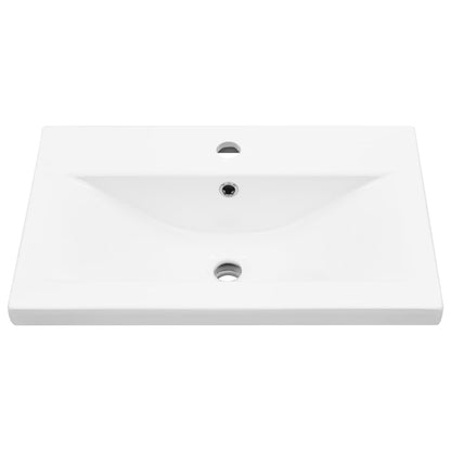 4-tlg. Badmöbel-Set Betongrau Holzwerkstoff