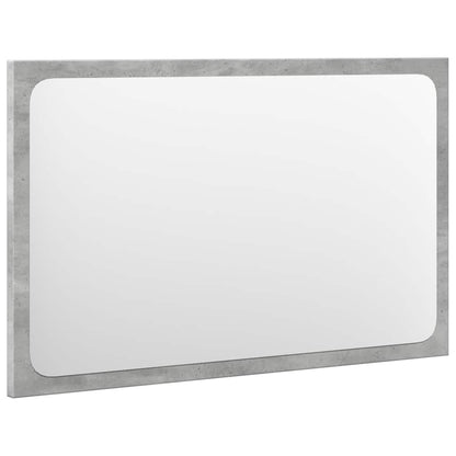 vidaXL 4-tlg. Badmöbel-Set Betongrau Holzwerkstoff