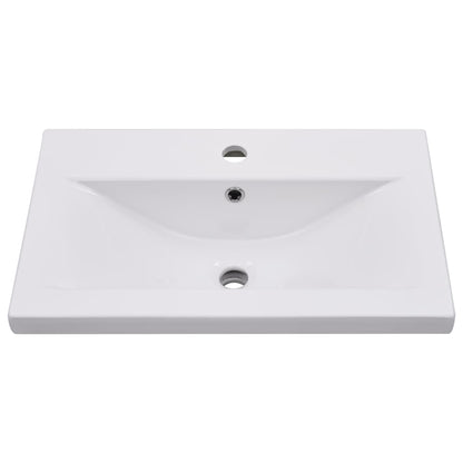vidaXL 4-tlg. Badmöbel-Set Betongrau Holzwerkstoff