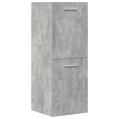 vidaXL Ensemble de meubles de salle de bain 5 pcs Gris béton Bois d'ingénierie