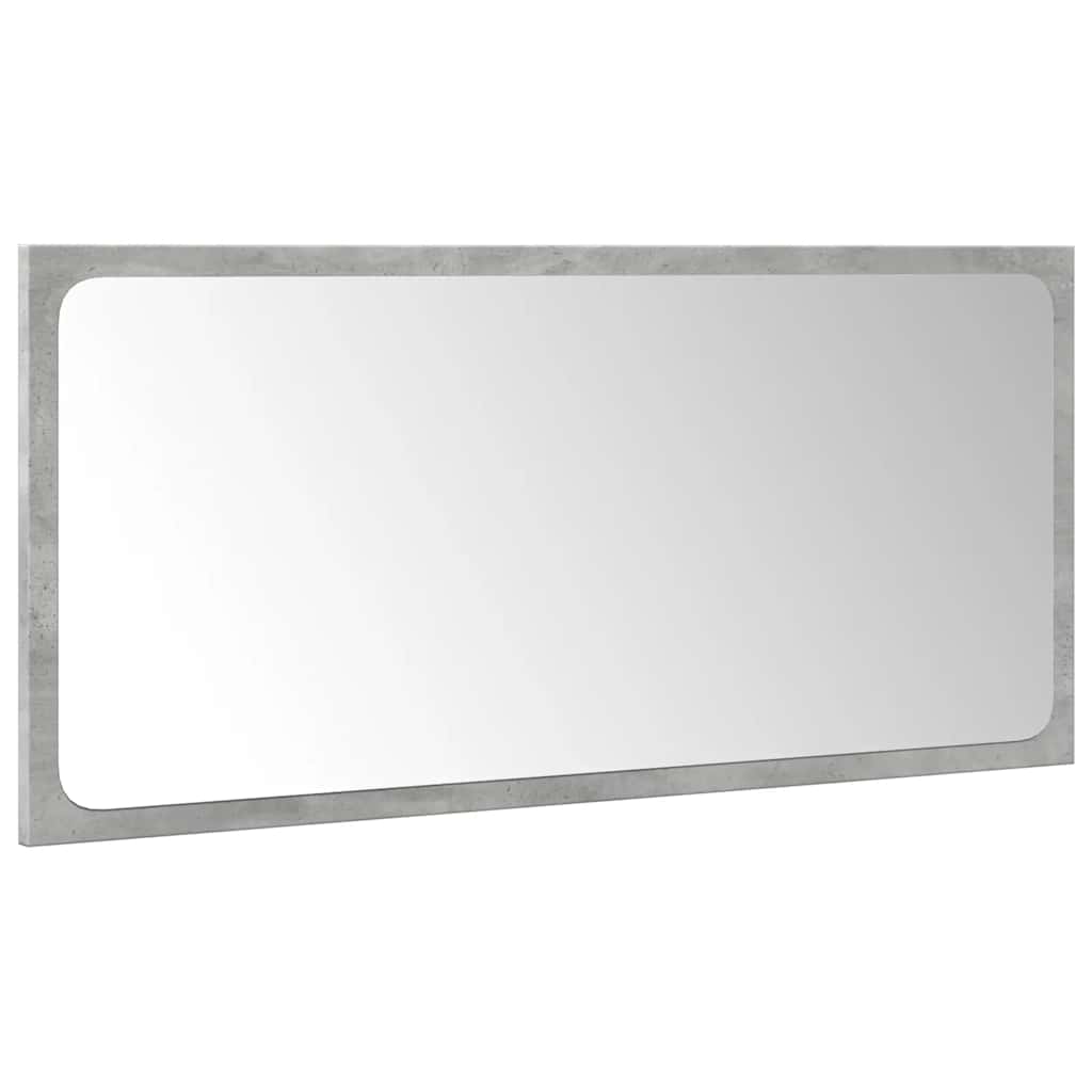 vidaXL Ensemble de meubles de salle de bain 3 pcs Gris béton Bois d'ingénierie