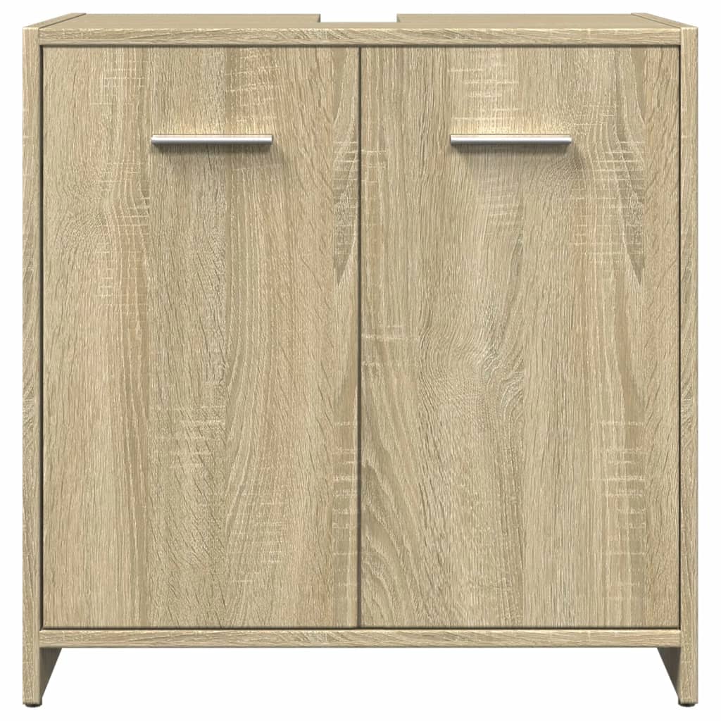 vidaXL Ensemble de meubles de salle de bain 3 pcs Chêne Sonoma Aggloméré