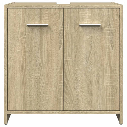 vidaXL Ensemble de meubles de salle de bain 3 pcs Chêne Sonoma Aggloméré