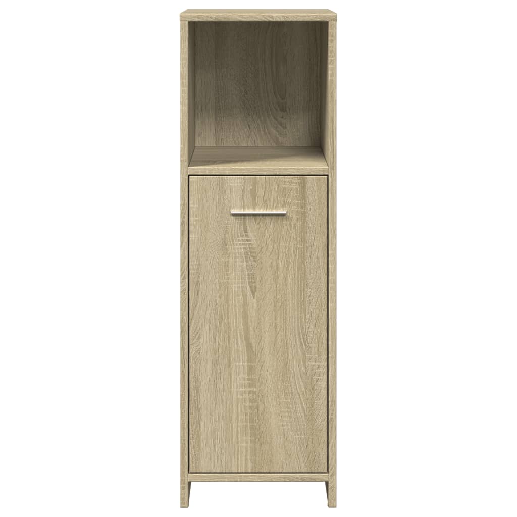 vidaXL Ensemble de meubles de salle de bain 3 pcs Chêne Sonoma Aggloméré