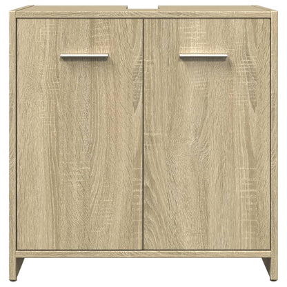 vidaXL Ensemble de meubles de salle de bain 3 pcs Chêne Sonoma Aggloméré