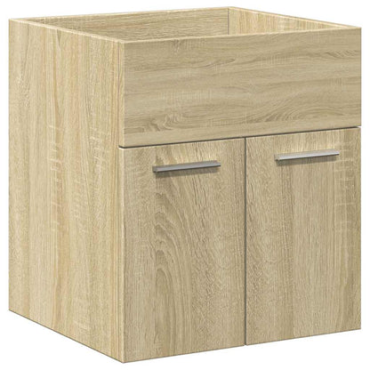 vidaXL Ensemble de meubles de salle de bain 2 pièces Aggloméré chêne Sonoma