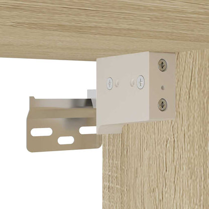 vidaXL Ensemble de meubles de salle de bain 2 pièces Aggloméré chêne Sonoma