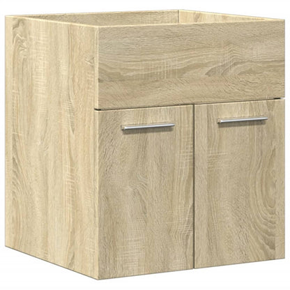 vidaXL Ensemble de meubles de salle de bain 3 pcs Chêne Sonoma Aggloméré