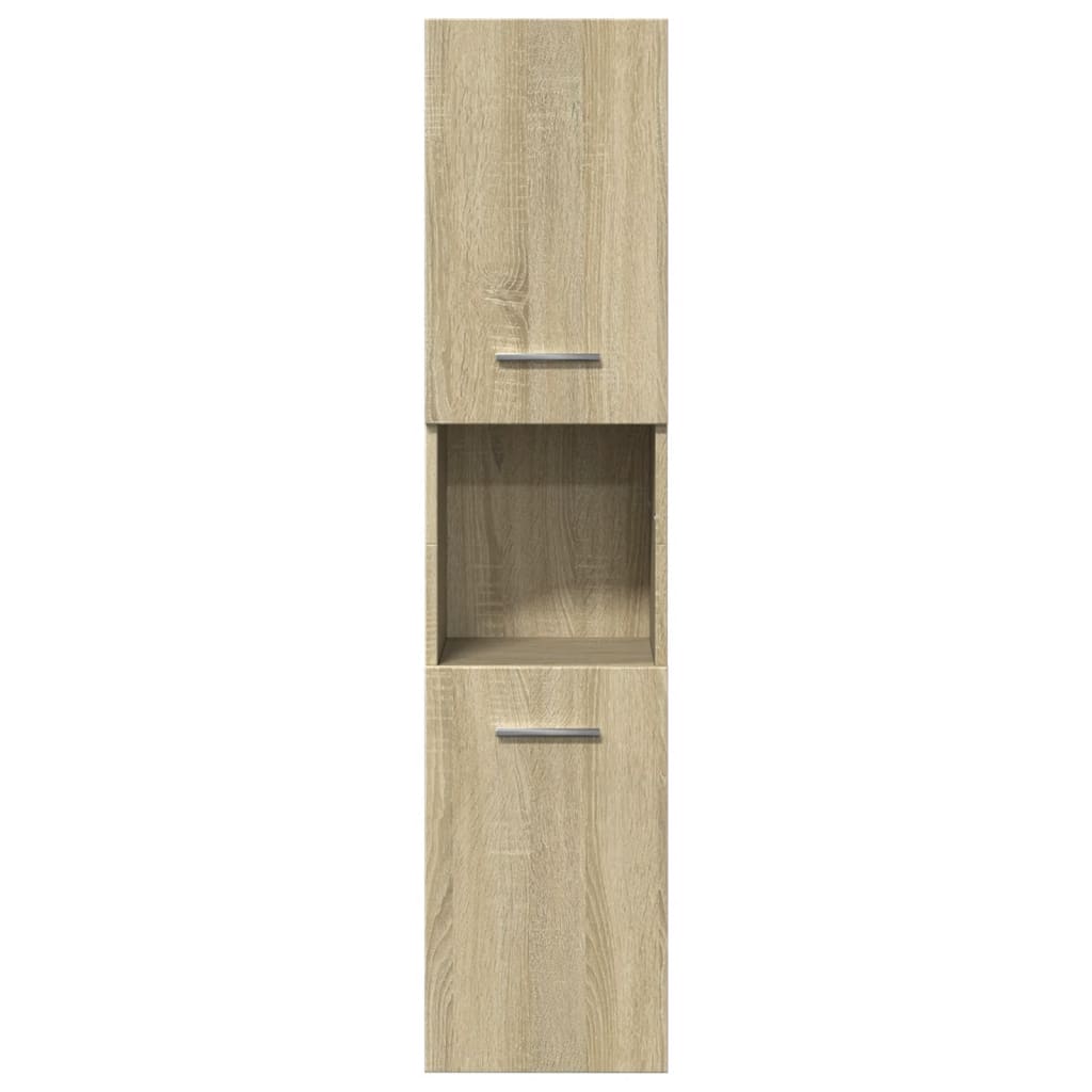 vidaXL Ensemble de meubles de salle de bain 3 pcs Chêne Sonoma Aggloméré