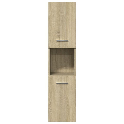 vidaXL Ensemble de meubles de salle de bain 3 pcs Chêne Sonoma Aggloméré