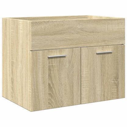vidaXL Ensemble de meubles de salle de bain 3 pcs Chêne Sonoma Aggloméré