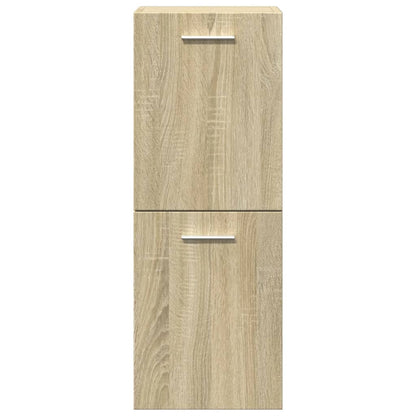vidaXL Ensemble de meubles de salle de bain 3 pcs Chêne Sonoma Aggloméré