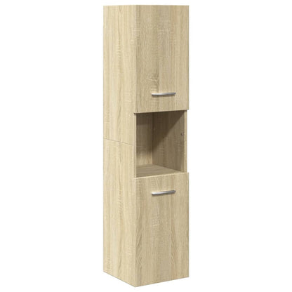 vidaXL Ensemble de 5 meubles de salle de bain en aggloméré chêne sonoma