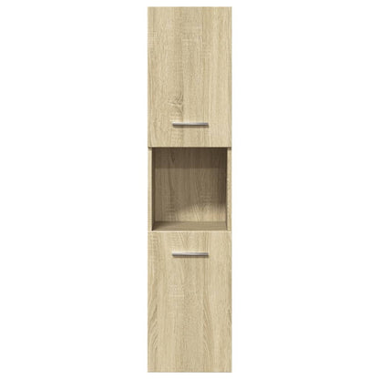 vidaXL Ensemble de 5 meubles de salle de bain en aggloméré chêne sonoma