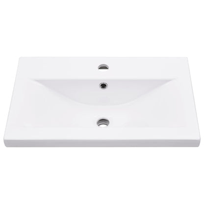 vidaXL Ensemble de 5 meubles de salle de bain en aggloméré chêne sonoma