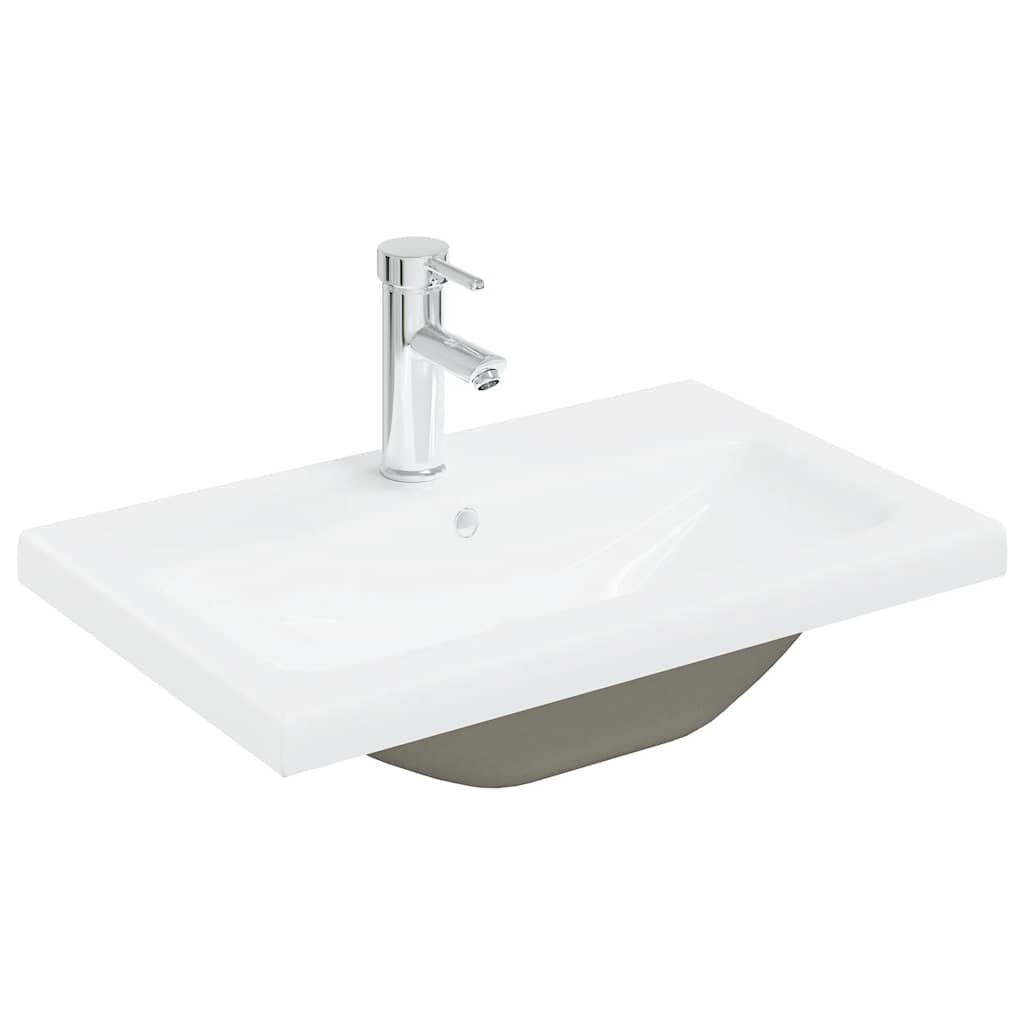 vidaXL Ensemble de meubles de salle de bain 3 pcs Chêne Sonoma Aggloméré