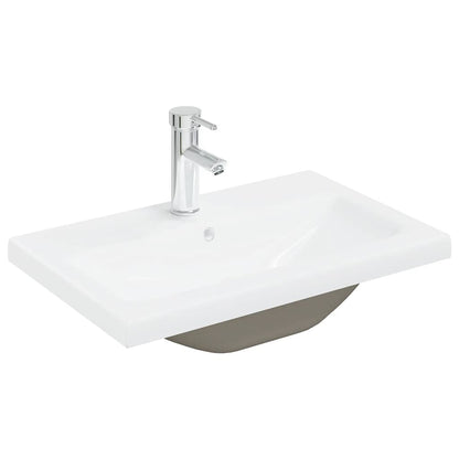 vidaXL Ensemble de meubles de salle de bain 3 pcs Chêne Sonoma Aggloméré