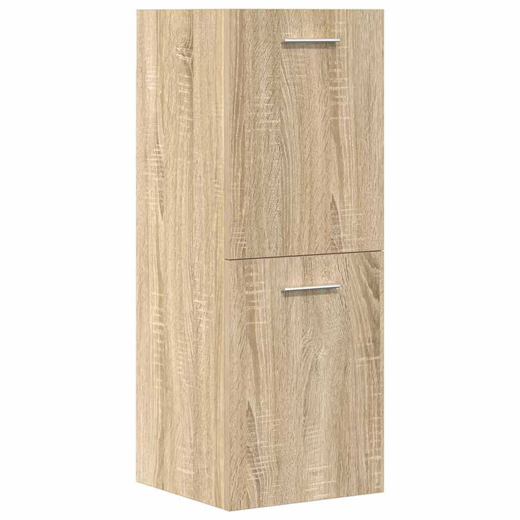 vidaXL Ensemble de 5 meubles de salle de bain en aggloméré chêne sonoma
