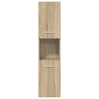 vidaXL Ensemble de meubles de salle de bain 5 pcs Chêne Sonoma Bois d'ingénierie