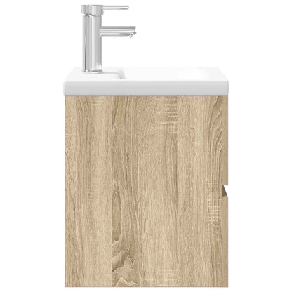 vidaXL Ensemble de meubles de salle de bain 2 pièces Aggloméré chêne Sonoma