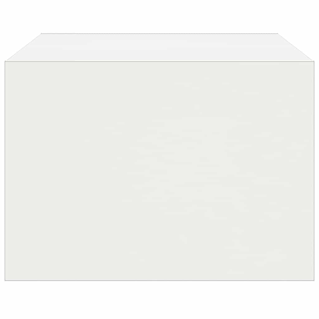 vidaXL TV-Schrank mit LED-Leuchten Weiß 75x35,5x25 cm