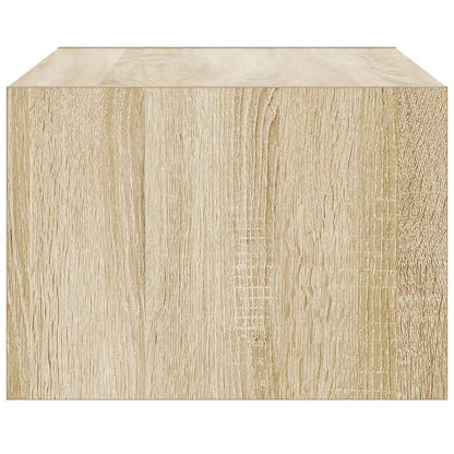 vidaXL TV-Schrank mit LED-Leuchten Sonoma-Eiche 75x35,5x25 cm
