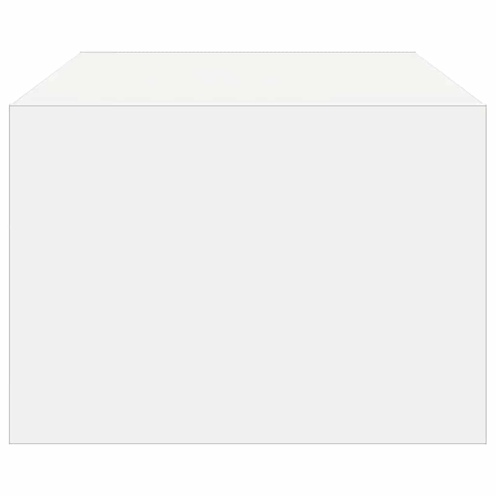 vidaXL TV-Schrank mit LED-Leuchten Weiß 100x35,5x25 cm