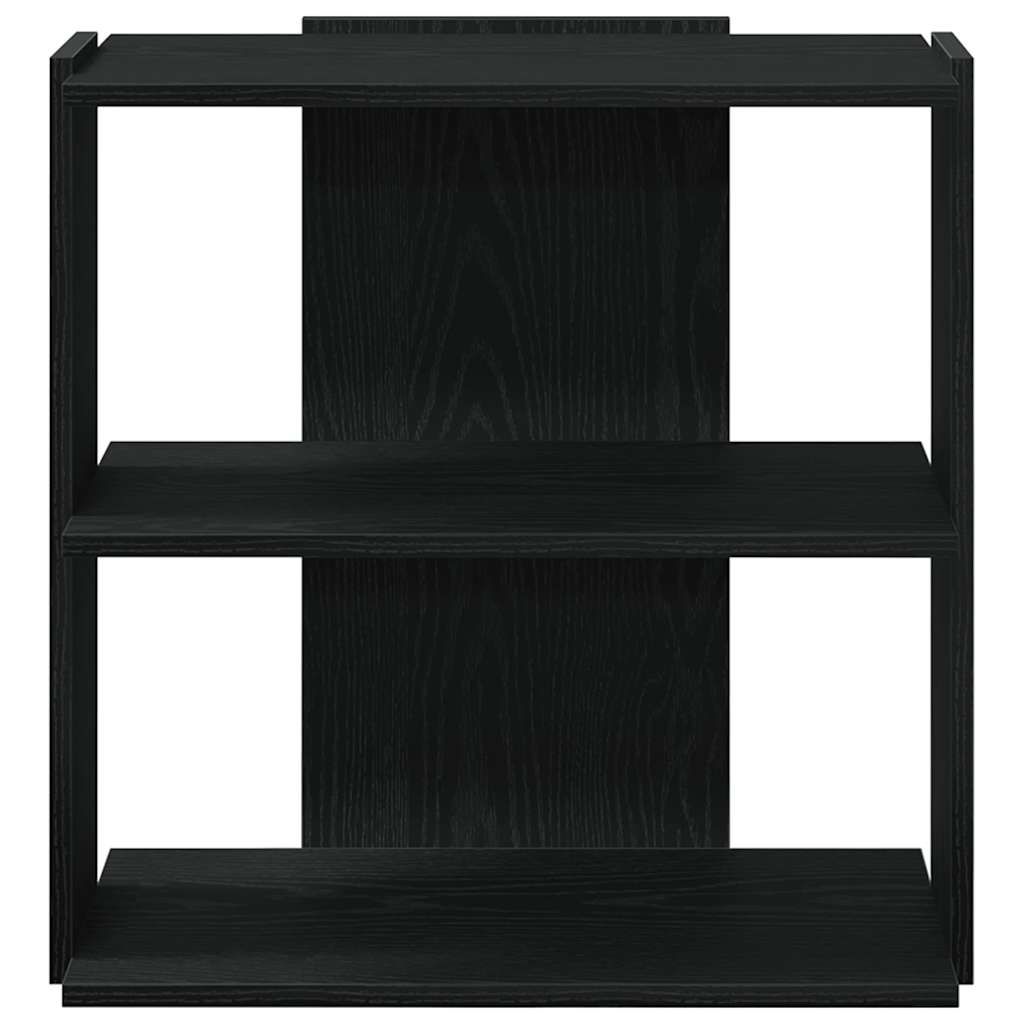 vidaXL Bücherregal 3 Böden Schwarz 60x30x60 cm Holzwerkstoff