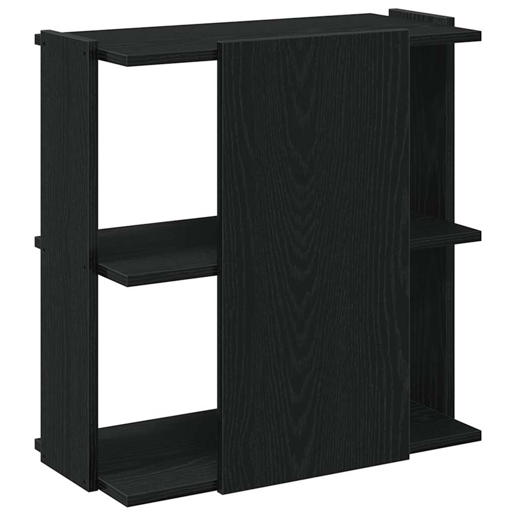 vidaXL Bücherregal 3 Böden Schwarz 60x30x60 cm Holzwerkstoff