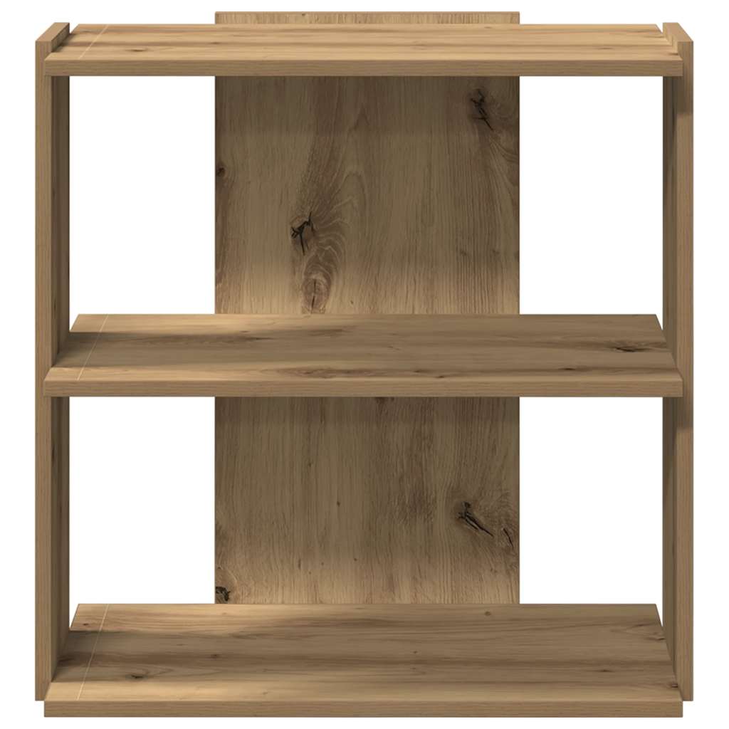 vidaXL Étagère à livres 3 niveaux chêne artisan 60x30x60 cm Bois d'ingénierie