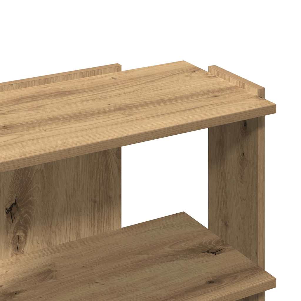 vidaXL Étagère à livres 3 niveaux chêne artisan 60x30x60 cm Bois d'ingénierie