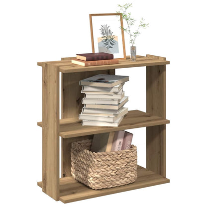 vidaXL Étagère à livres 3 niveaux chêne artisan 60x30x60 cm Bois d'ingénierie