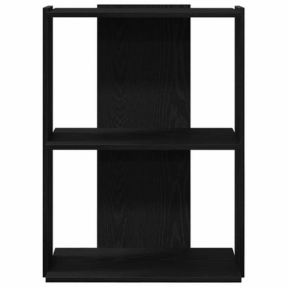 vidaXL Bibliothèque 3 étagères Noir 60x30x80 cm Bois d'ingénierie