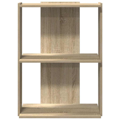 vidaXL Bibliothèque 3 étagères chêne Sonoma 60x30x80 cm bois d'ingénierie