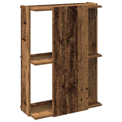 vidaXL Bücherregal 3 Böden Altholz-Optik 60x30x80 cm Holzwerkstoff