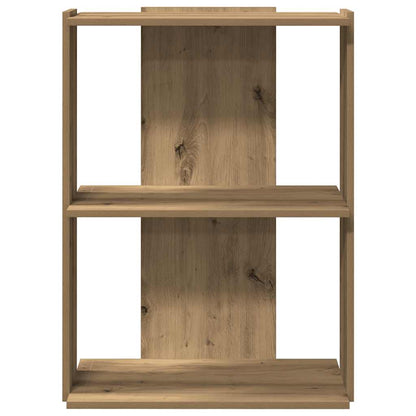 vidaXL Bibliothèque 3 étagères Chêne artisan 60x30x80 cm Bois d'ingénierie